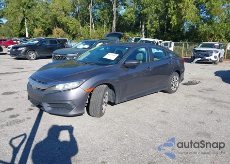 2016 Honda Civic Lx из США, поврежденный, VIN 19XFC2F57GE034227